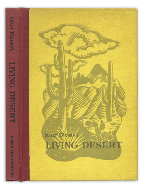 Walt Disney Signed ''Walt Disney's Living Desert'' Book